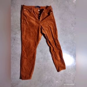 Gap courderoy button down pants